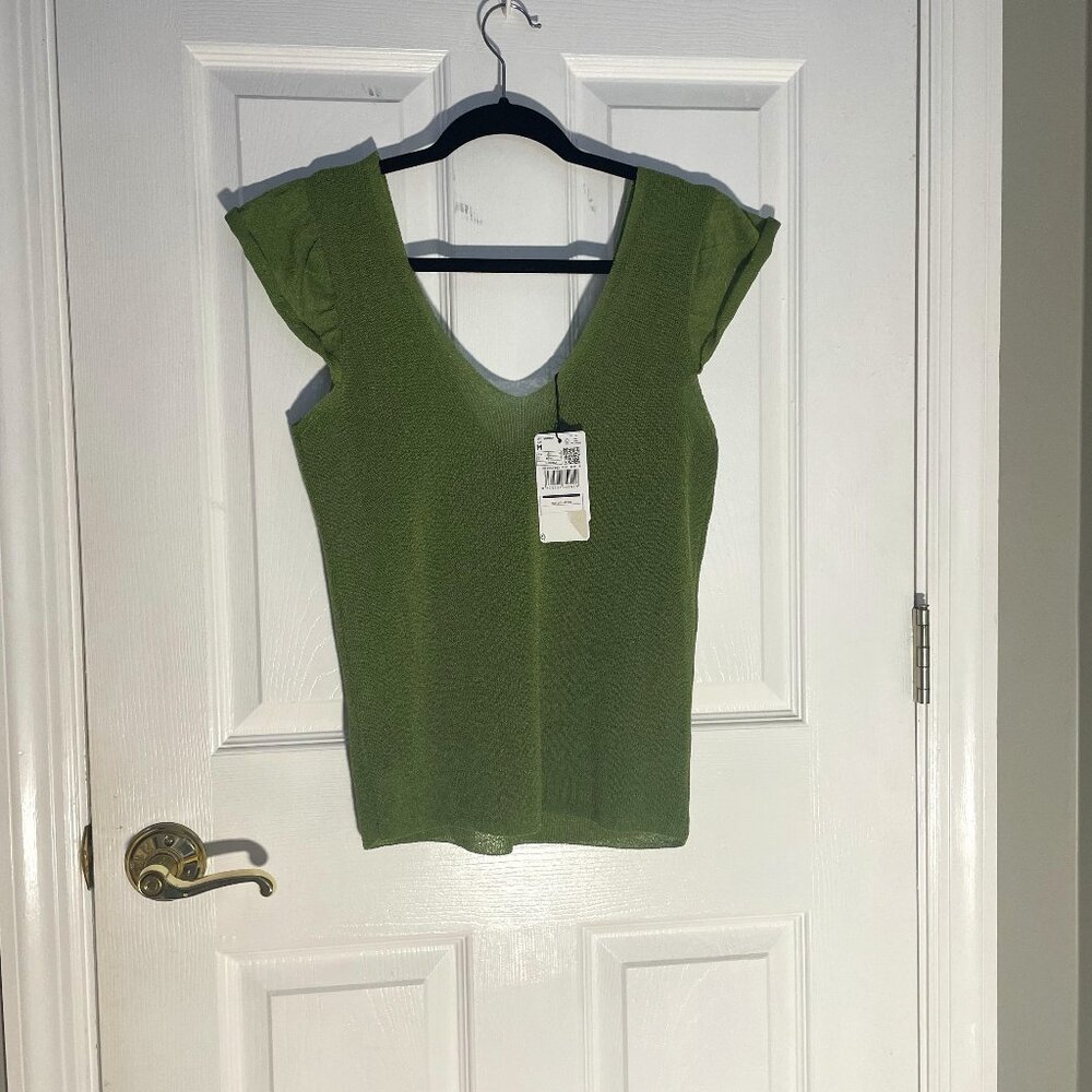 Mango knit top